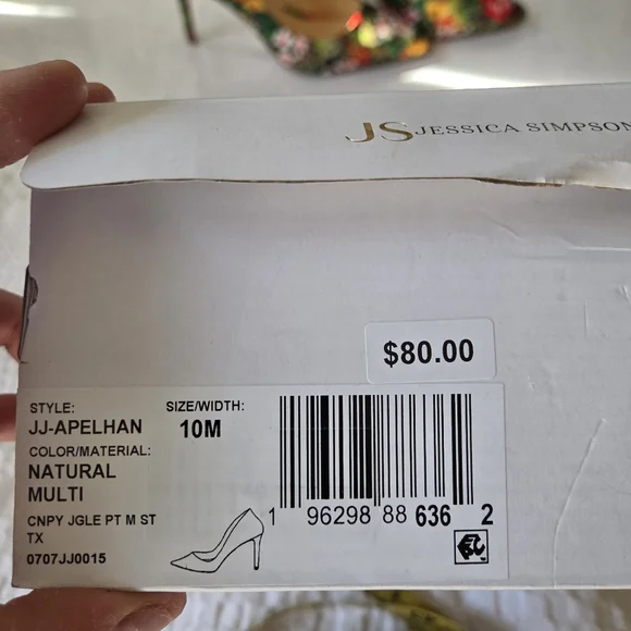 Jessica Simpson Pointed Closed Toe Stiletto Heel Pumps - Picture 8 of 8